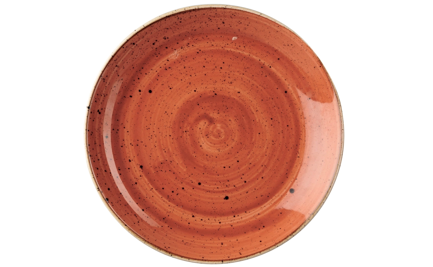 Assiette coupe plate spiced orange 16.5cm