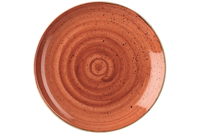 Assiette a pizza spiced orange 32.4 cms
