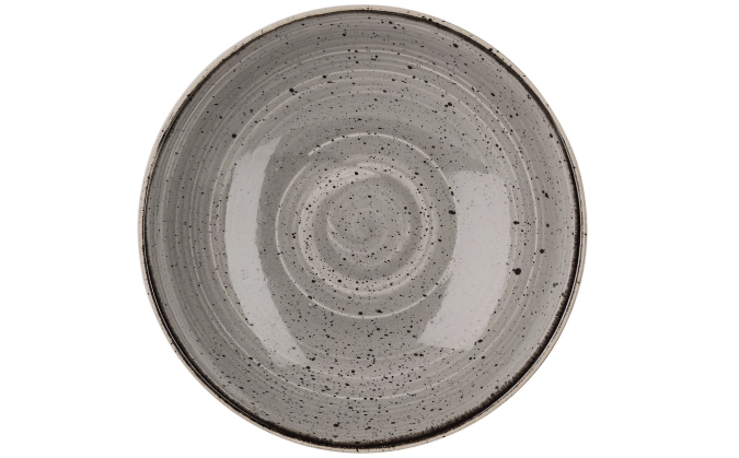 Stonecast Peppercorn Grey Coupe Teller tief