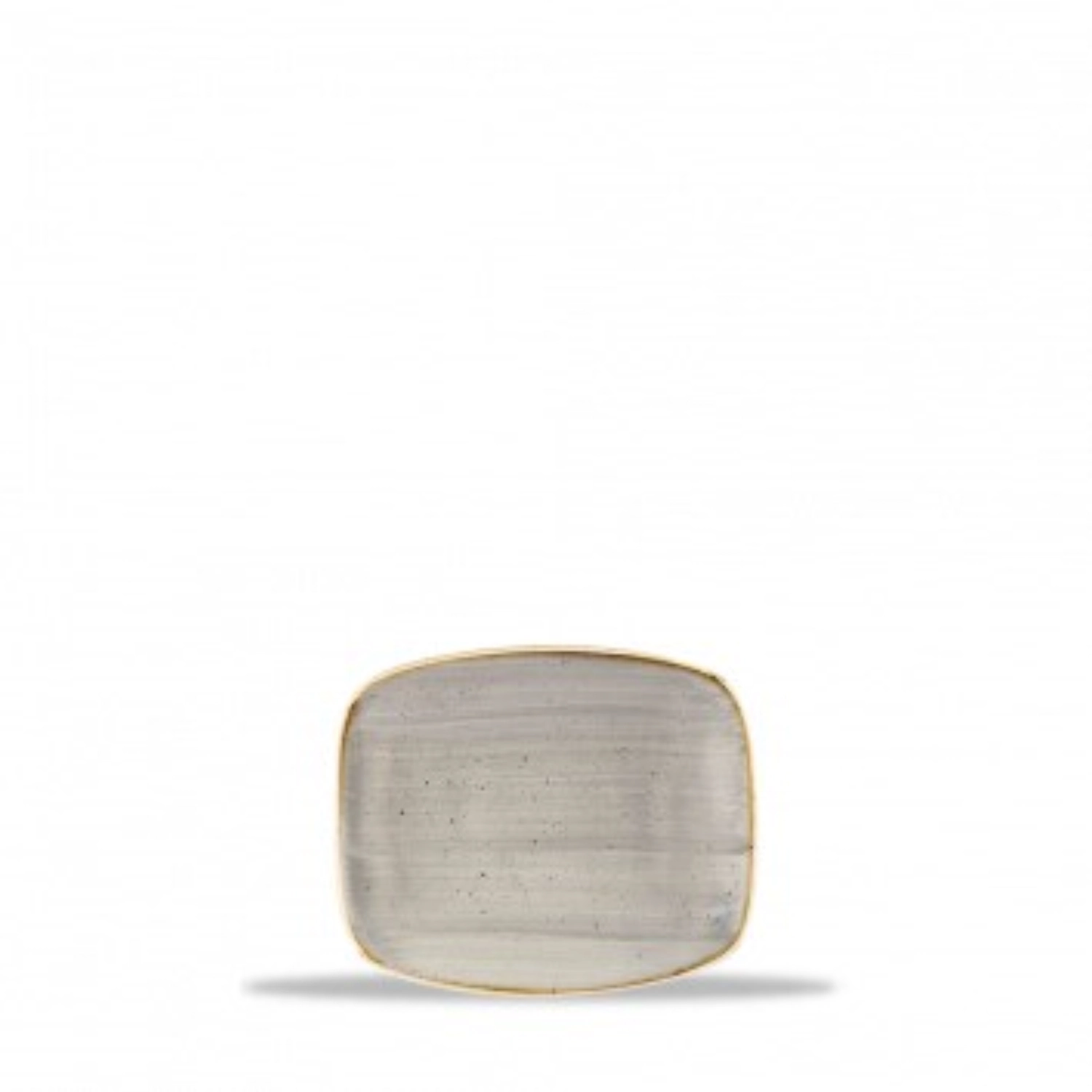 Assiette oblong plate grey