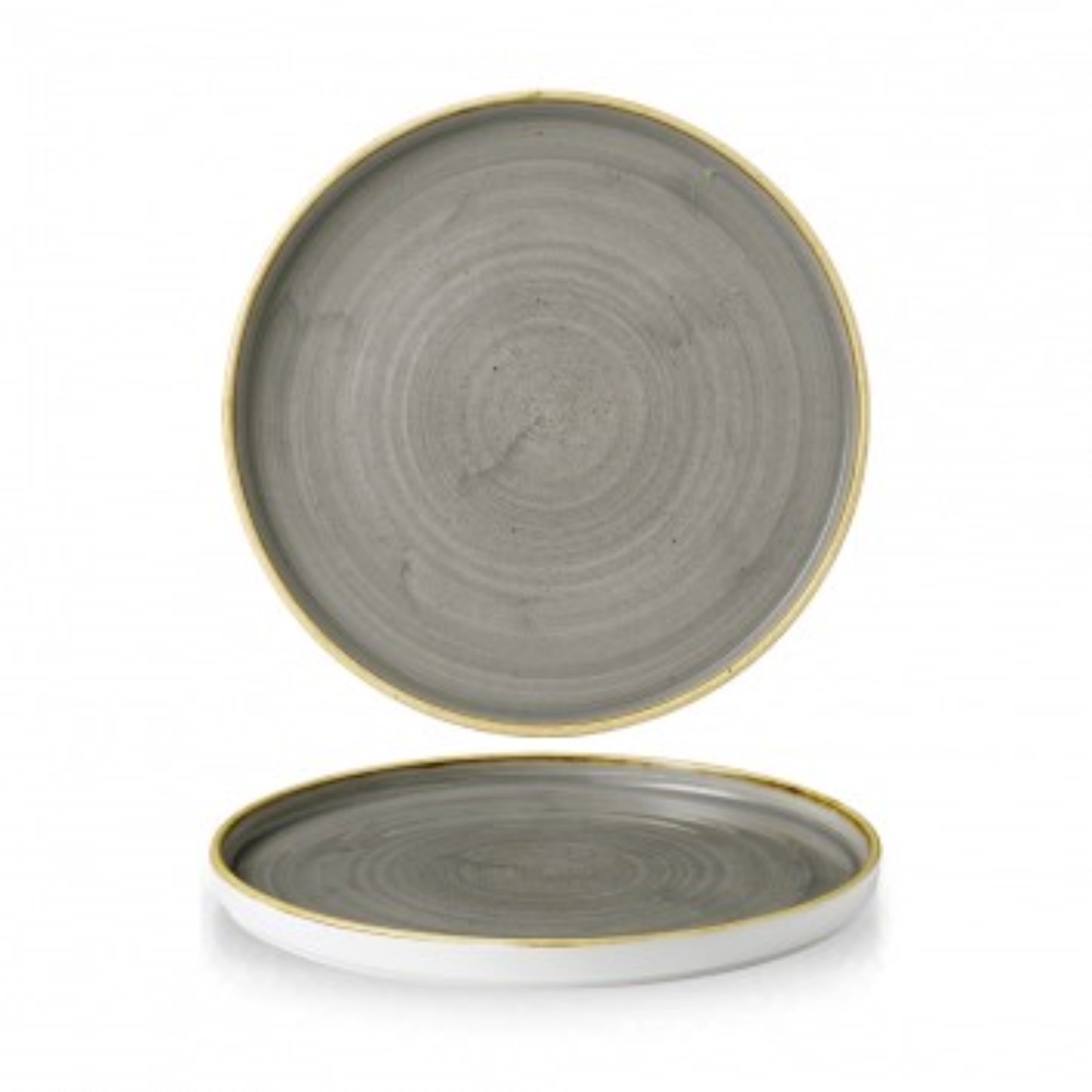 Stonecast Peppercorn Grey Walled Teller flach
