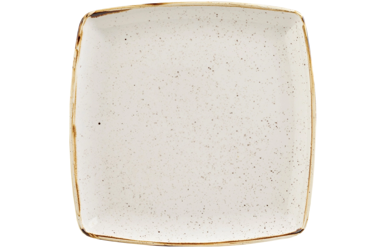 Assiette carree barley white 26.8 x 26.8cm