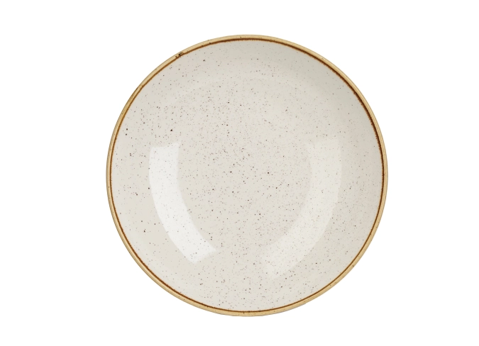 Stonecast Barley White Coupe Teller tief