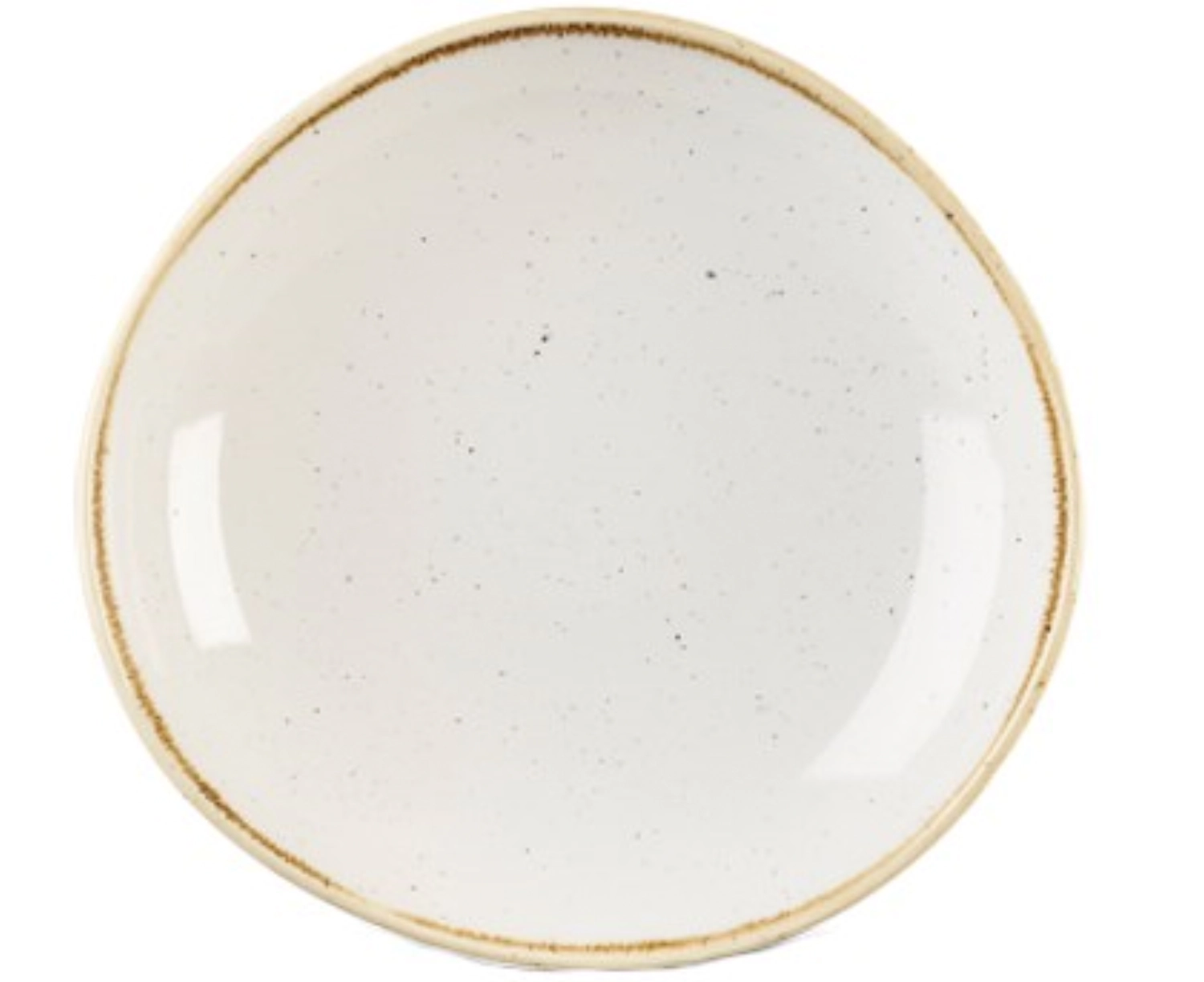 Stonecast Barley White Organic Teller tief
