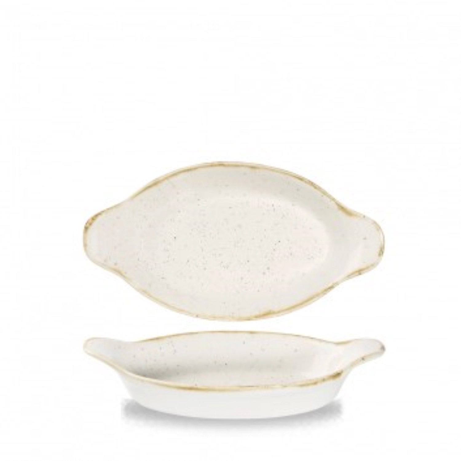 Plat culinaire barley whute 23.2x12.5cm