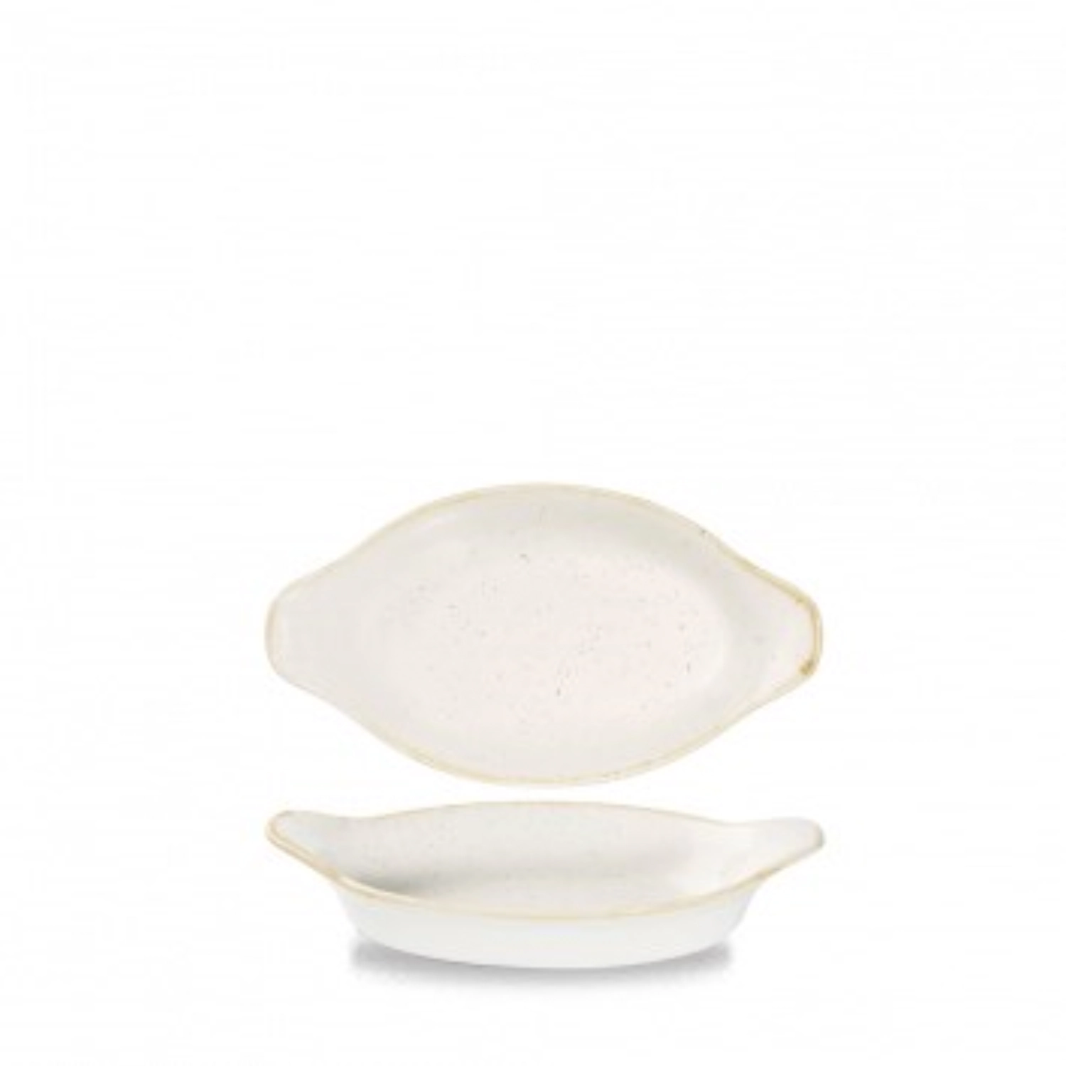 Stonecast Barley White Schale mit Griffen