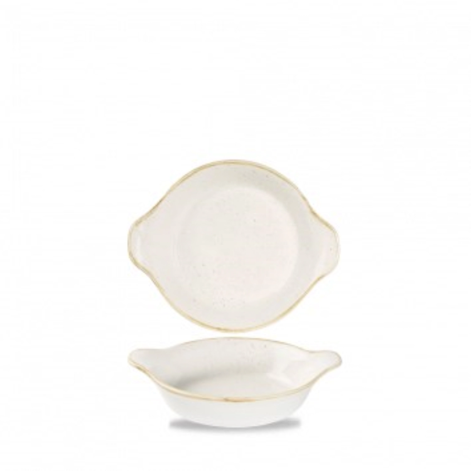 Stonecast Barley White Schale mit Griffen
