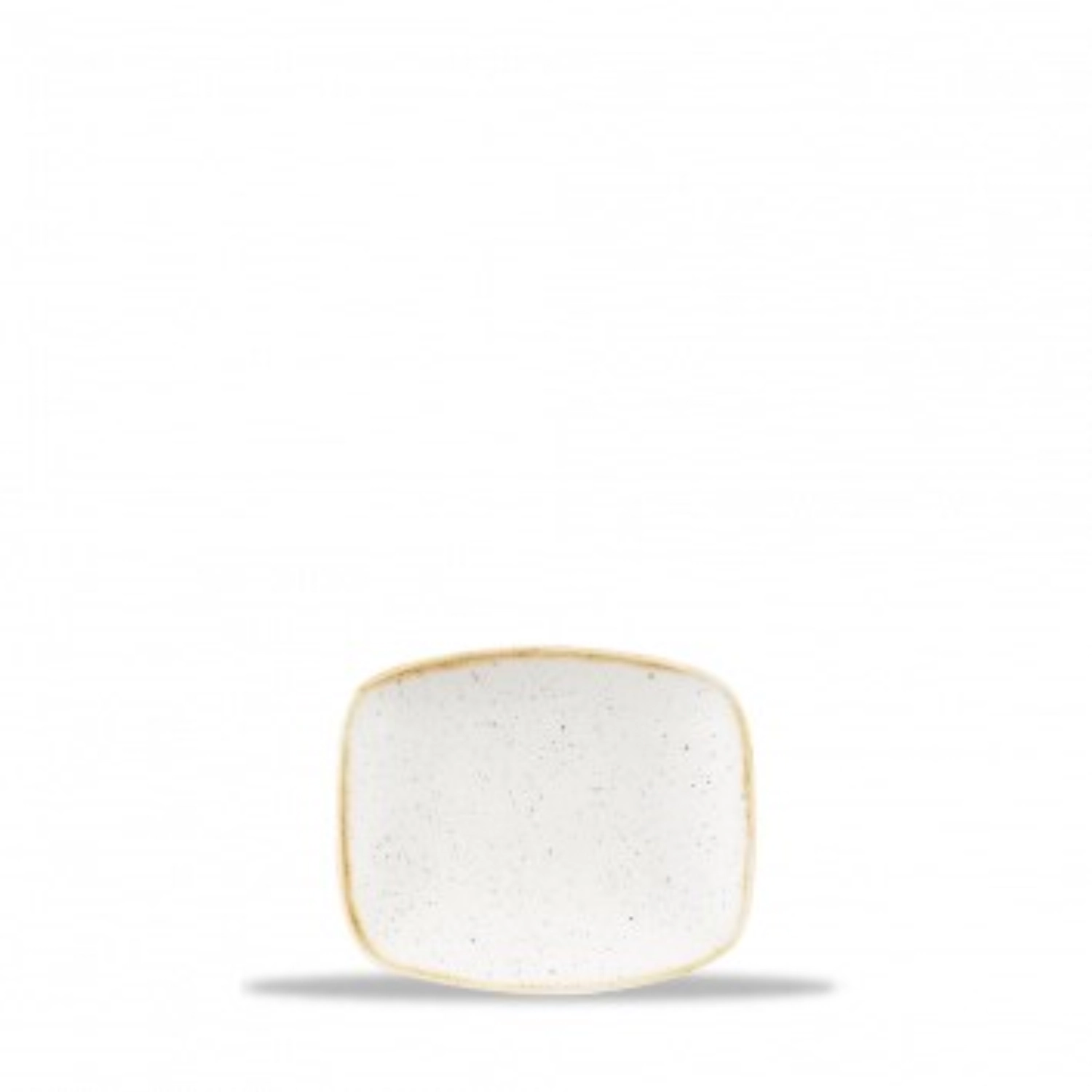 Assiette chefs oblong barley white 15.4 x 12.6cm