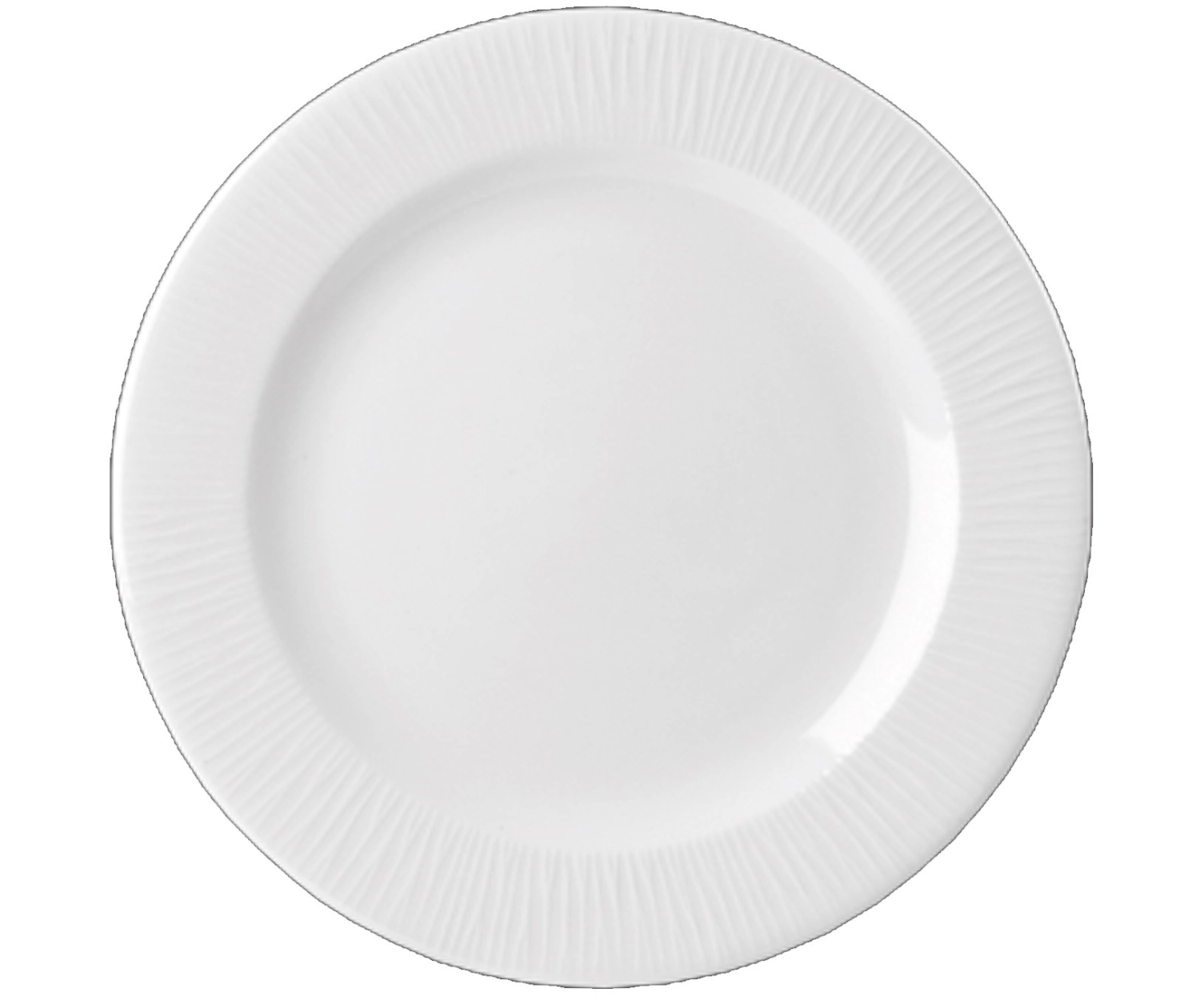 Bamboo White Teller flach Fahne schmal