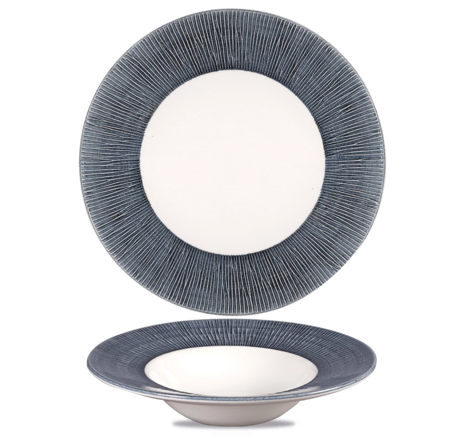 Assiette bassin avec aile mist 28cm