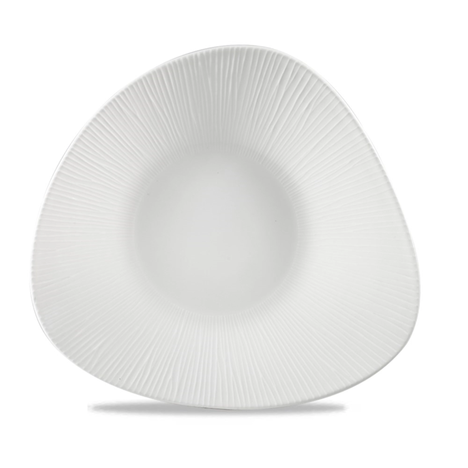 Bol peu profond triangulaire 27.2x26.7cm