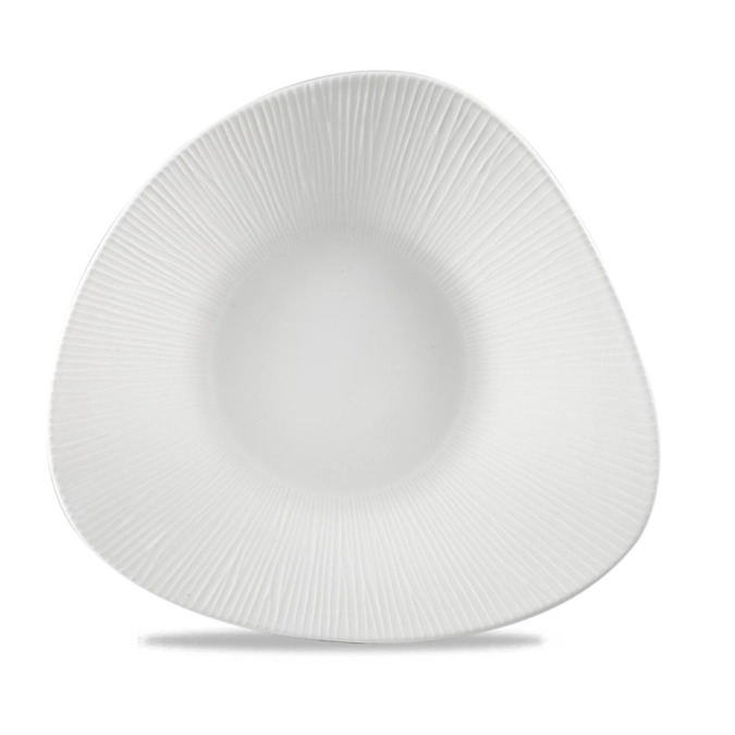 Bamboo White Triangel Schüssel