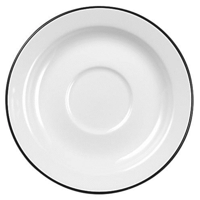Alchemy Mono Consomme Teller/Untertasse