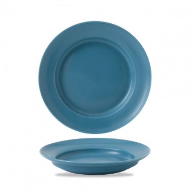 Future Care Blue Glaze assiette a. pied
