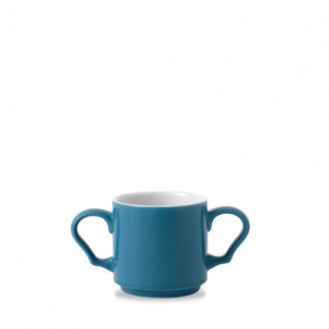 Future Care Blue Glaze Gobelet a. poignées