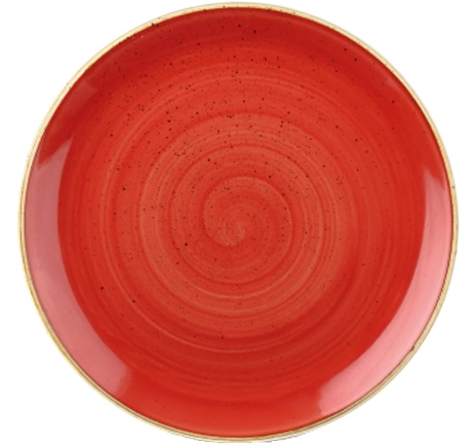 Assiette pizza berry red 32.4cm