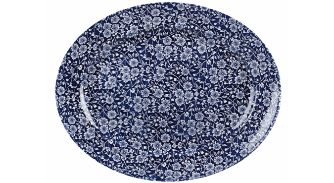 Plat oval avec aile willow victorian 36.5cm