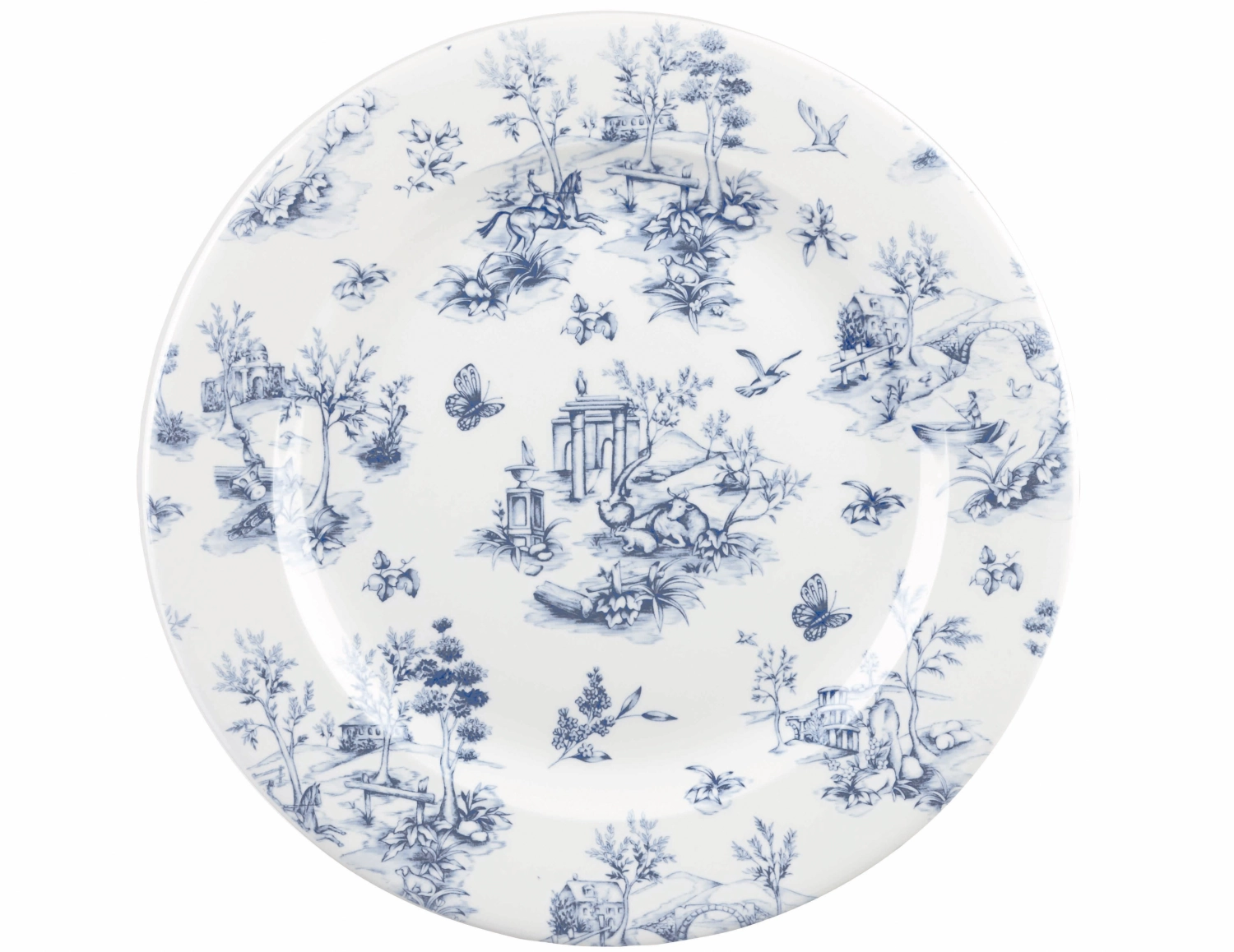 Vintage Prints Toile Prague Teller flach