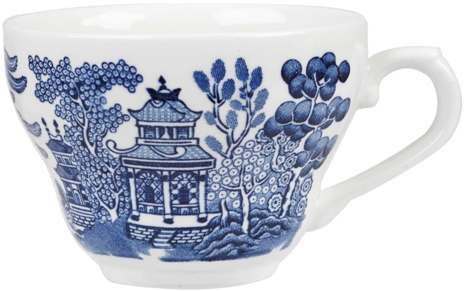 Tasse a the blue willow georgian 19.8cl 9cm