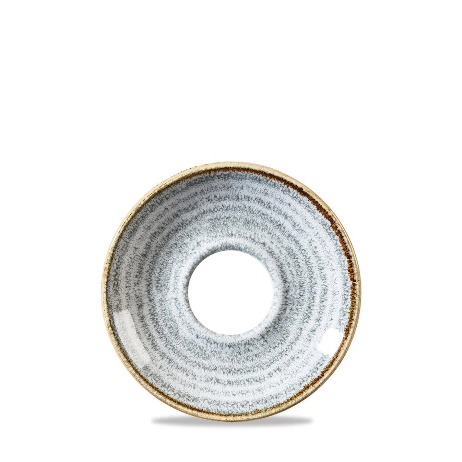 S.p. homespun stone grey soucoupe 15.6cm