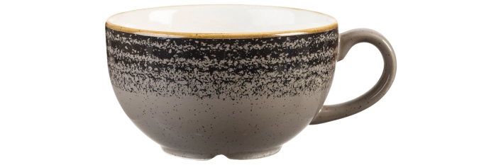 Tasse cappuccino charcoal black 22.7cl