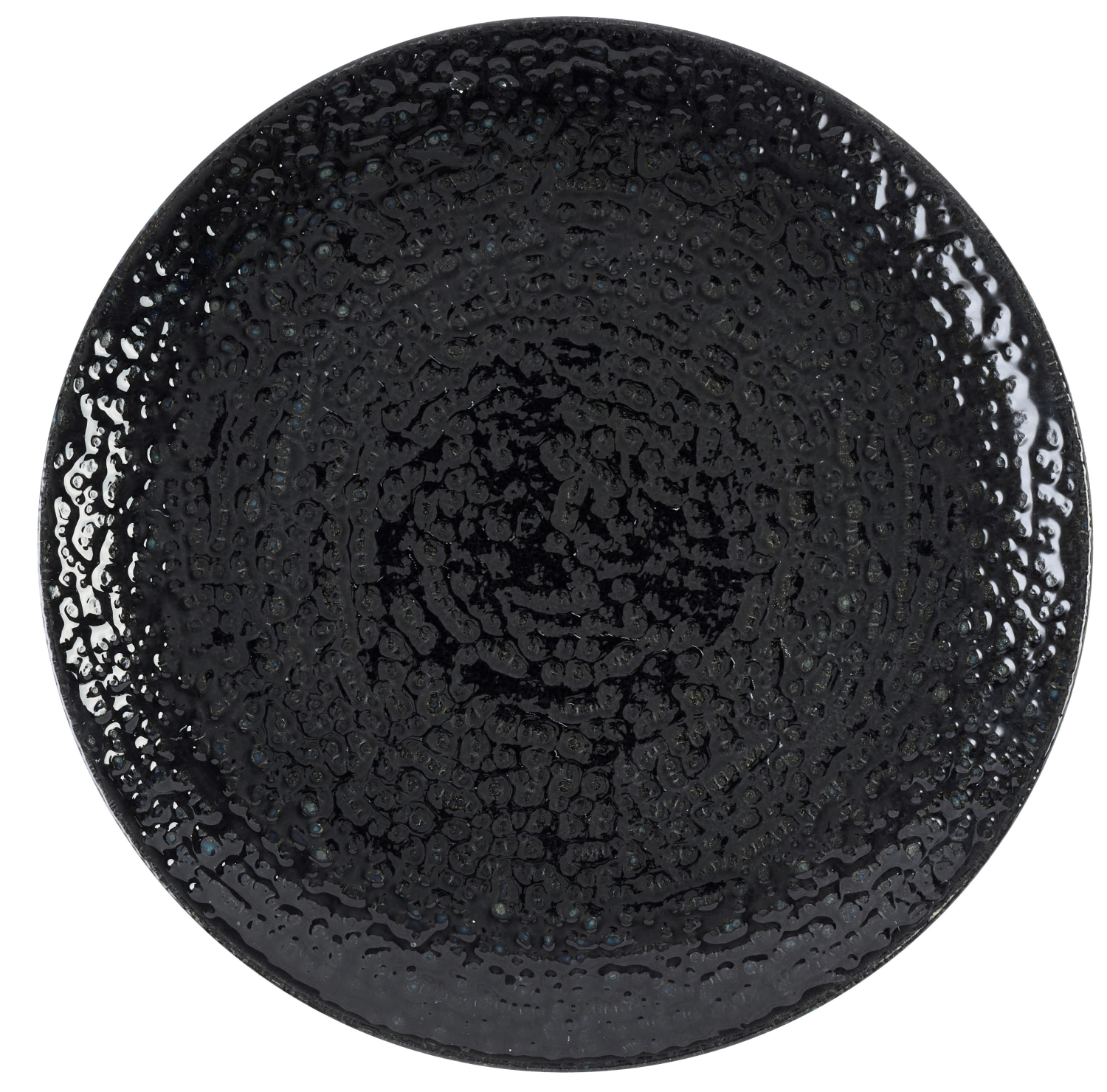 S.P. Homespun Chroma Black Coupe Assiette plate