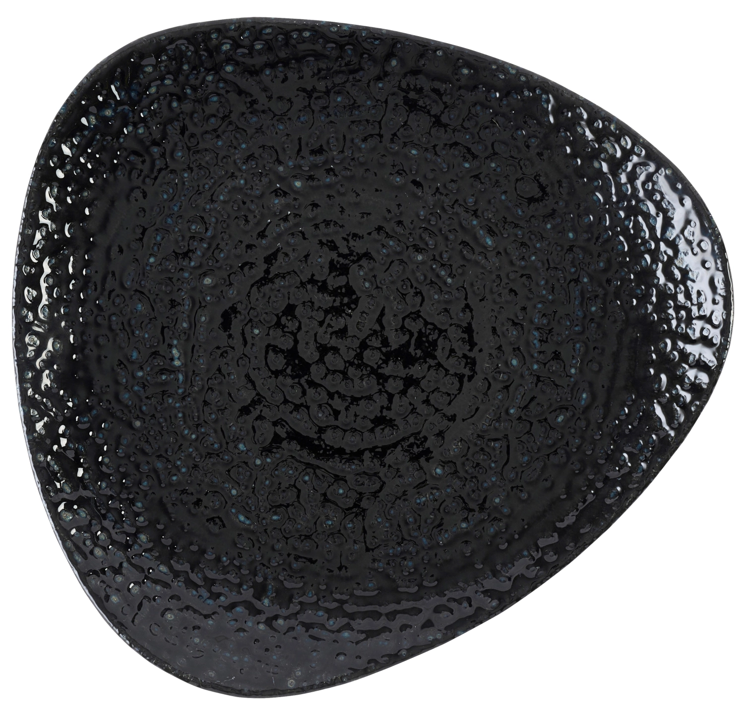 S.P. Homespun Chroma Black Triangle Assiette plate