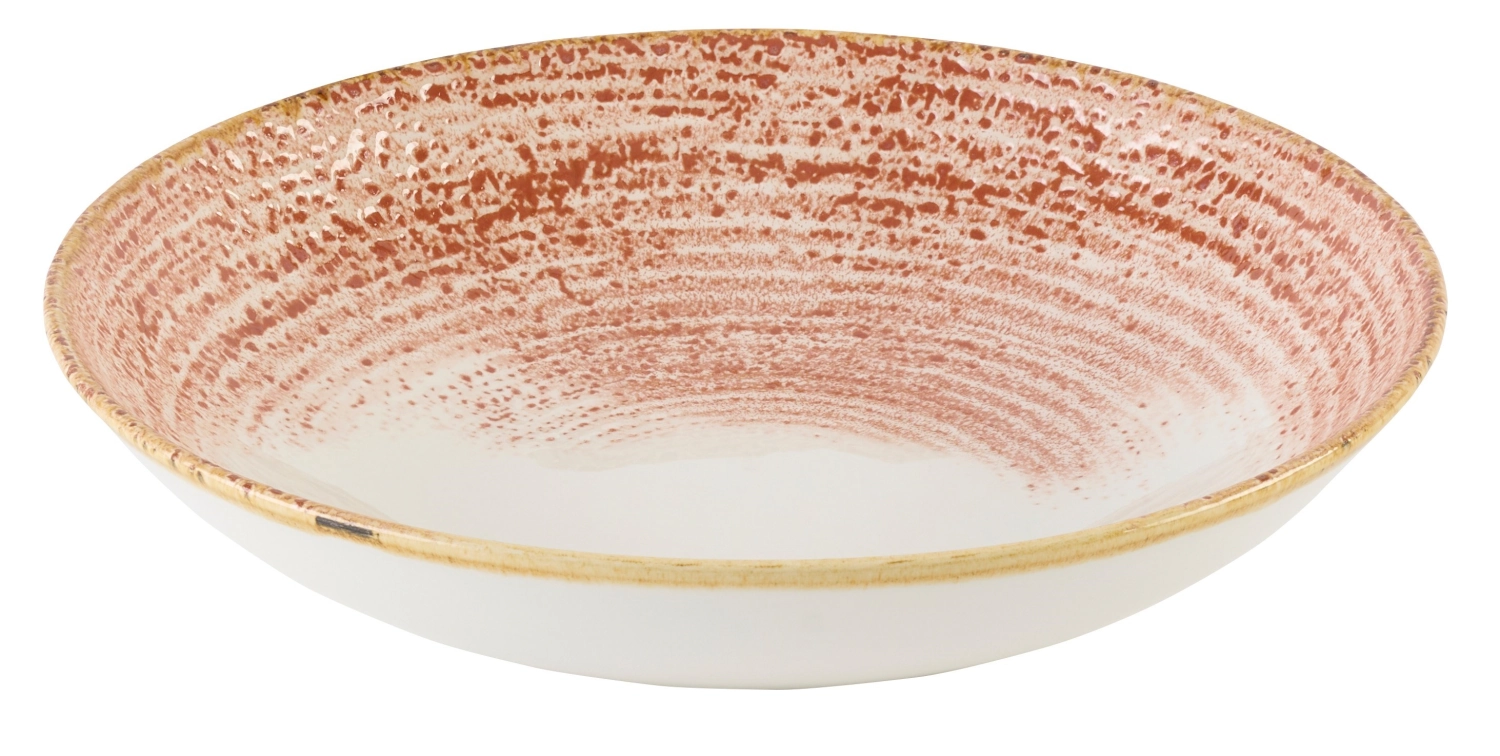 S.P. Homespun Accents Coral Coupe Assiette creuse