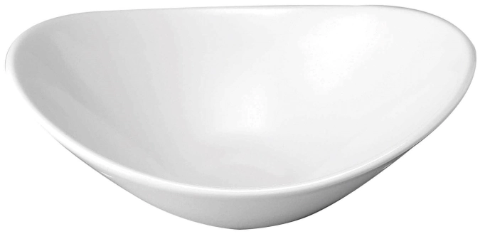 Assiette coupe creuse a pates ovale 59.6cl