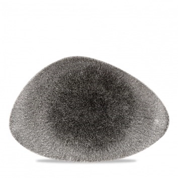 S.P. Raku Quartz Black Triangel Platte