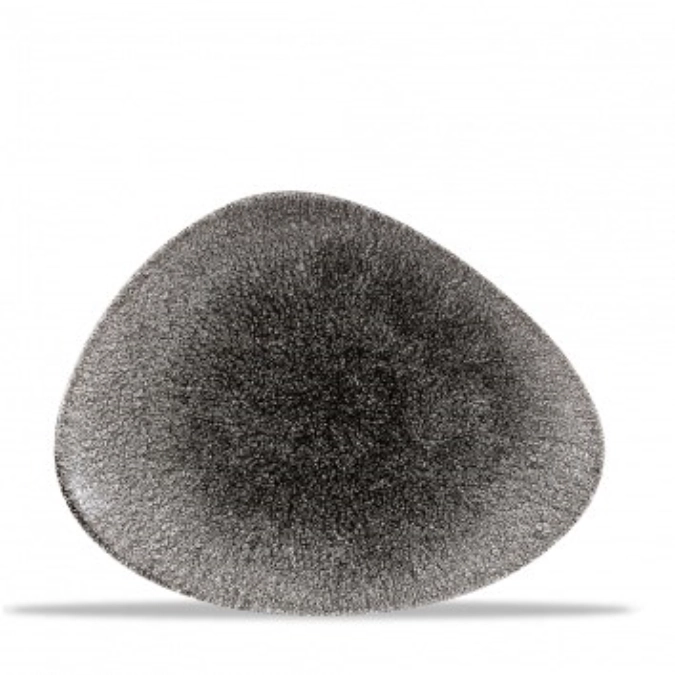 S.P. Raku Quartz Black Triangel Platte