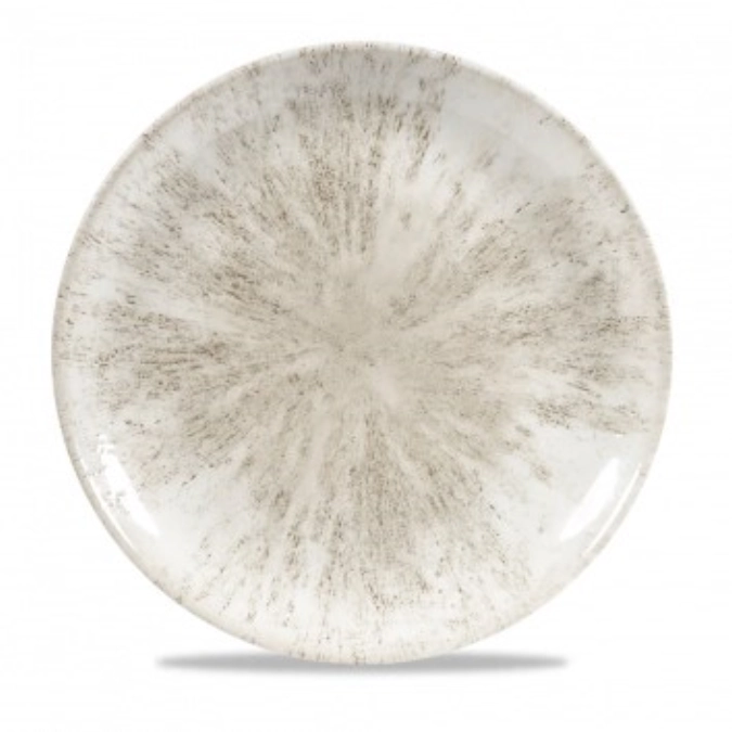 Assiette coupe plate stone agate grey 28.8cm