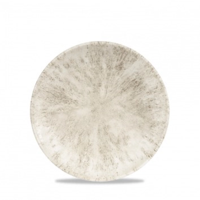 Assiette coupe plate stone agate grey 16.5cm