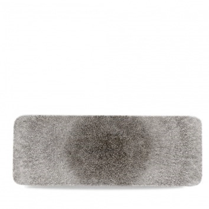 Plateau porcelaine marble grey 37.6x14cm