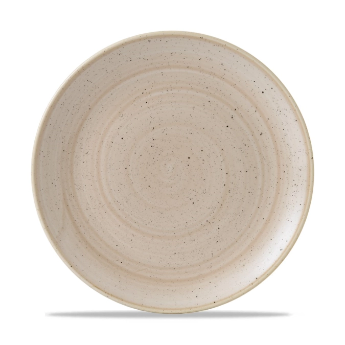 Stonecast Nutmeg Cream Coupe Teller flach