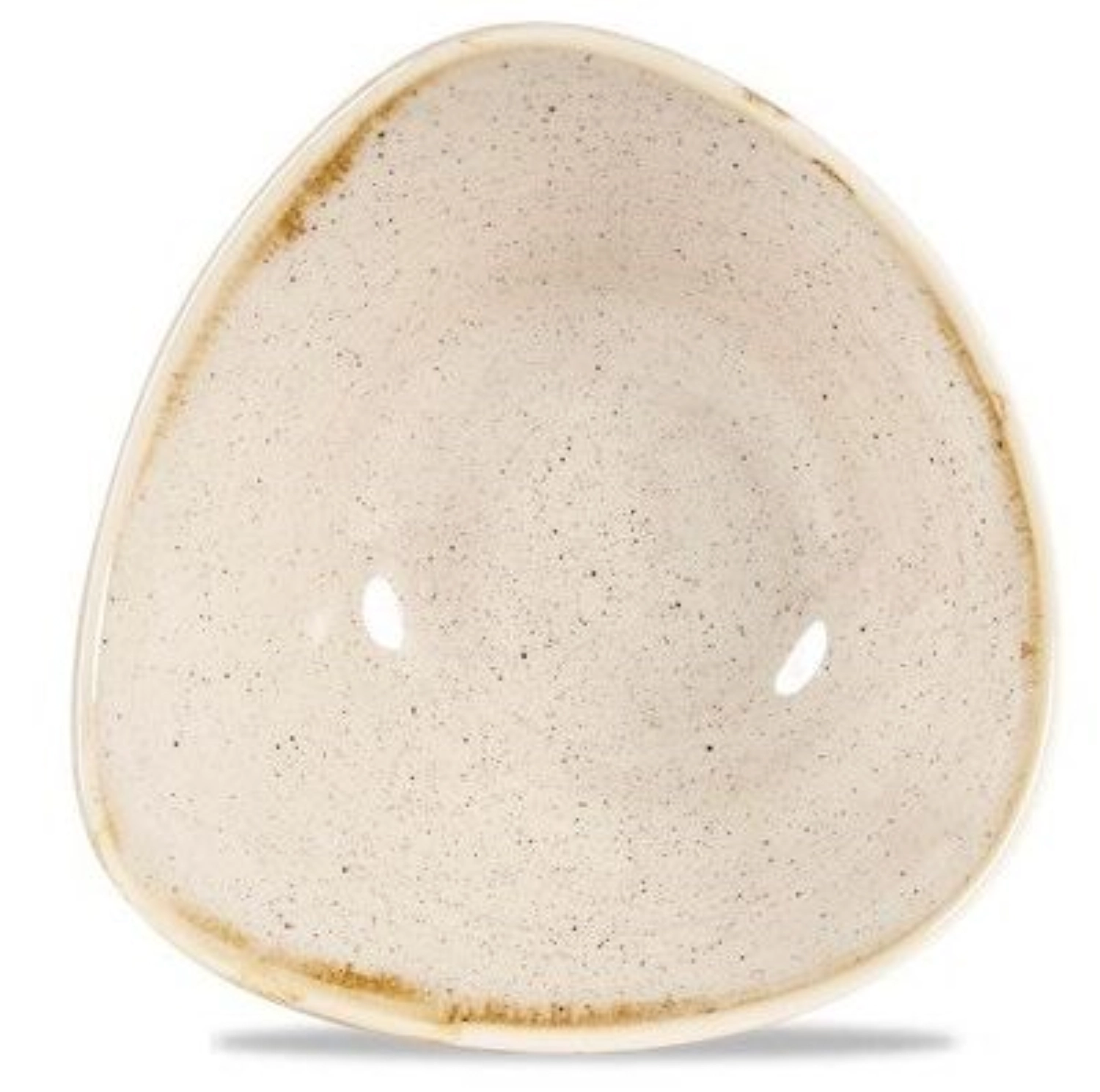 Stonecast nutmeg cream bol triangulaire 15.3cm