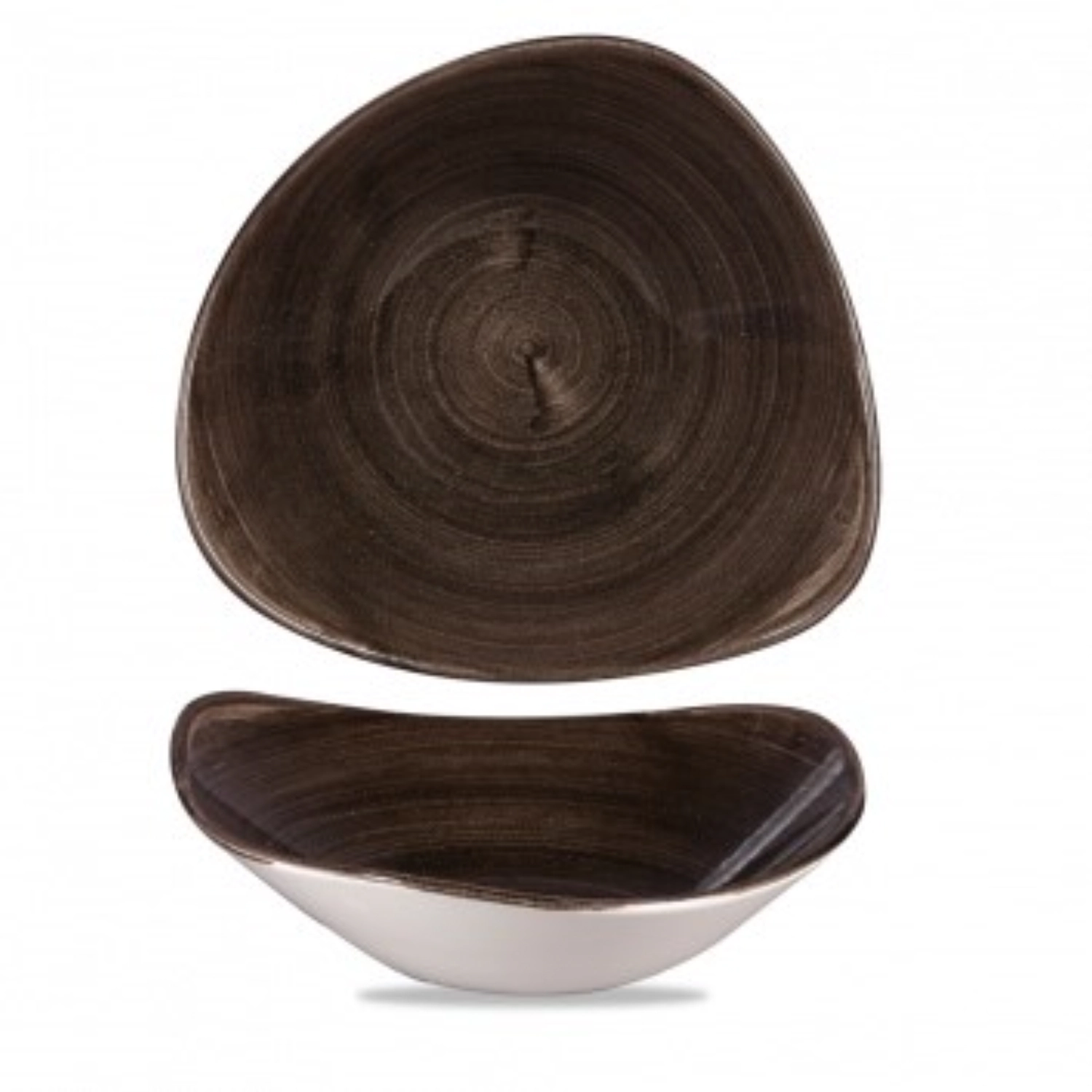 Stonecast Patina Iron Black Triangel Schüssel