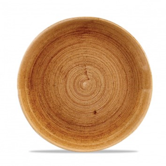 Stonecast Patina Vintage Copper Coupe Teller flach