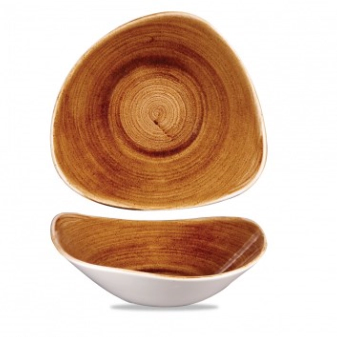 Stonecast Patina Vintage Copper Triangel Schüssel