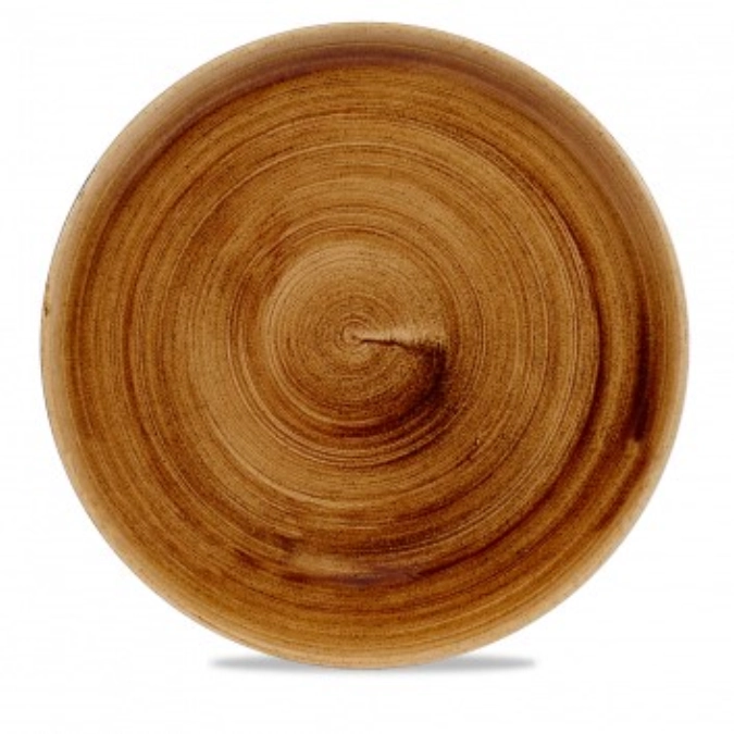 Stonecast Patina Vintage Copper Coupe Teller flach