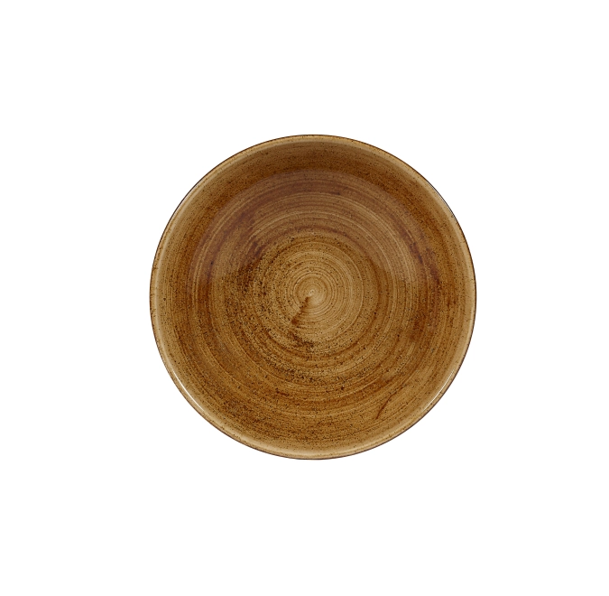 Stonecast Patina Vintage Copper Coupe Teller tief