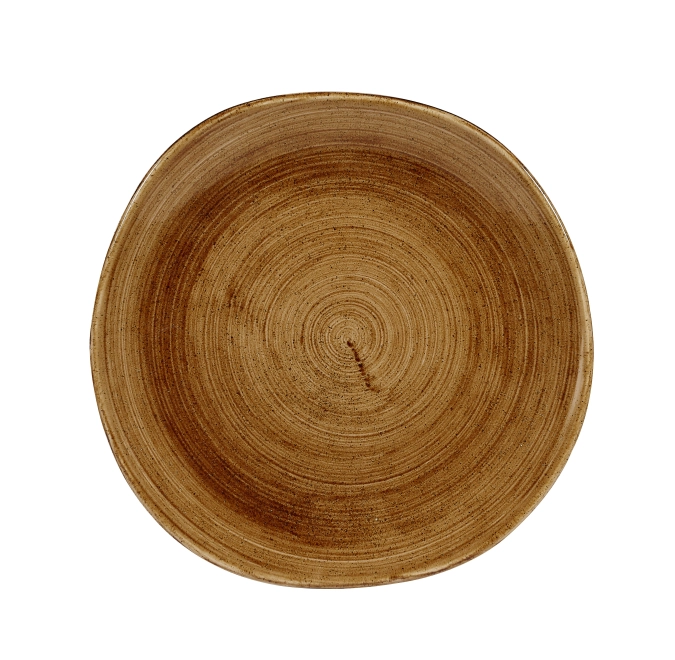 Stonecast Patina Vintage Copper Organic Teller flach