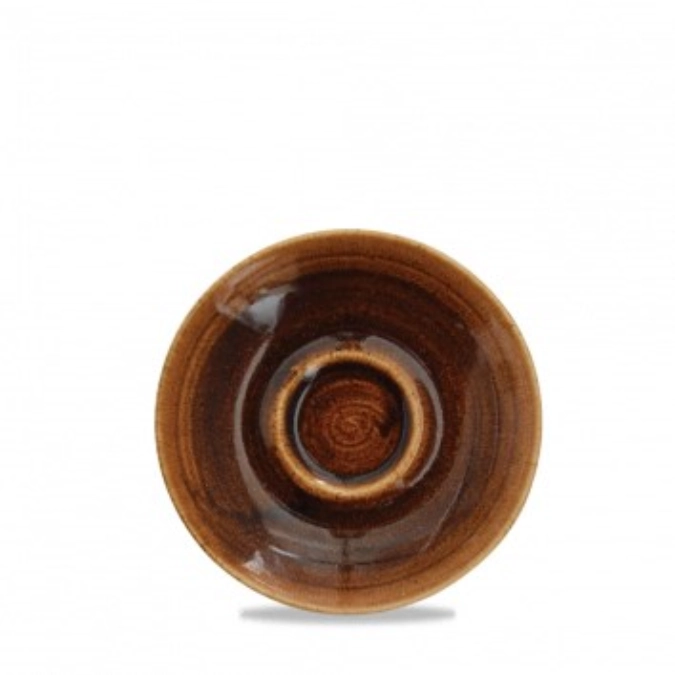 Soucoupe cappuccino vintage copper 15.6cm