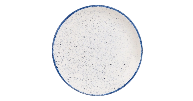Assiette coupe plate indigo 16.5cm