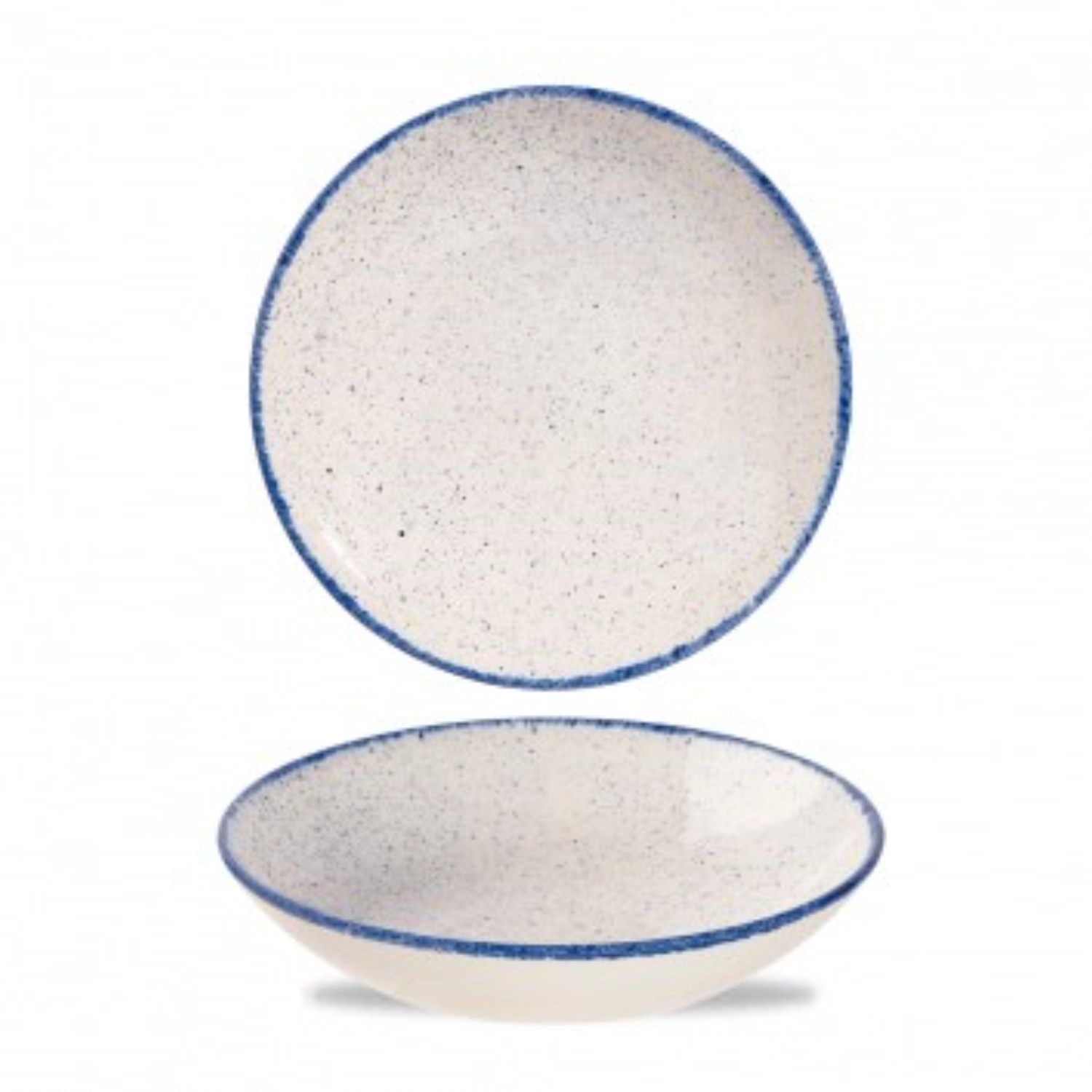 Assiette creuse indigo 24.8cm 113.6cl
