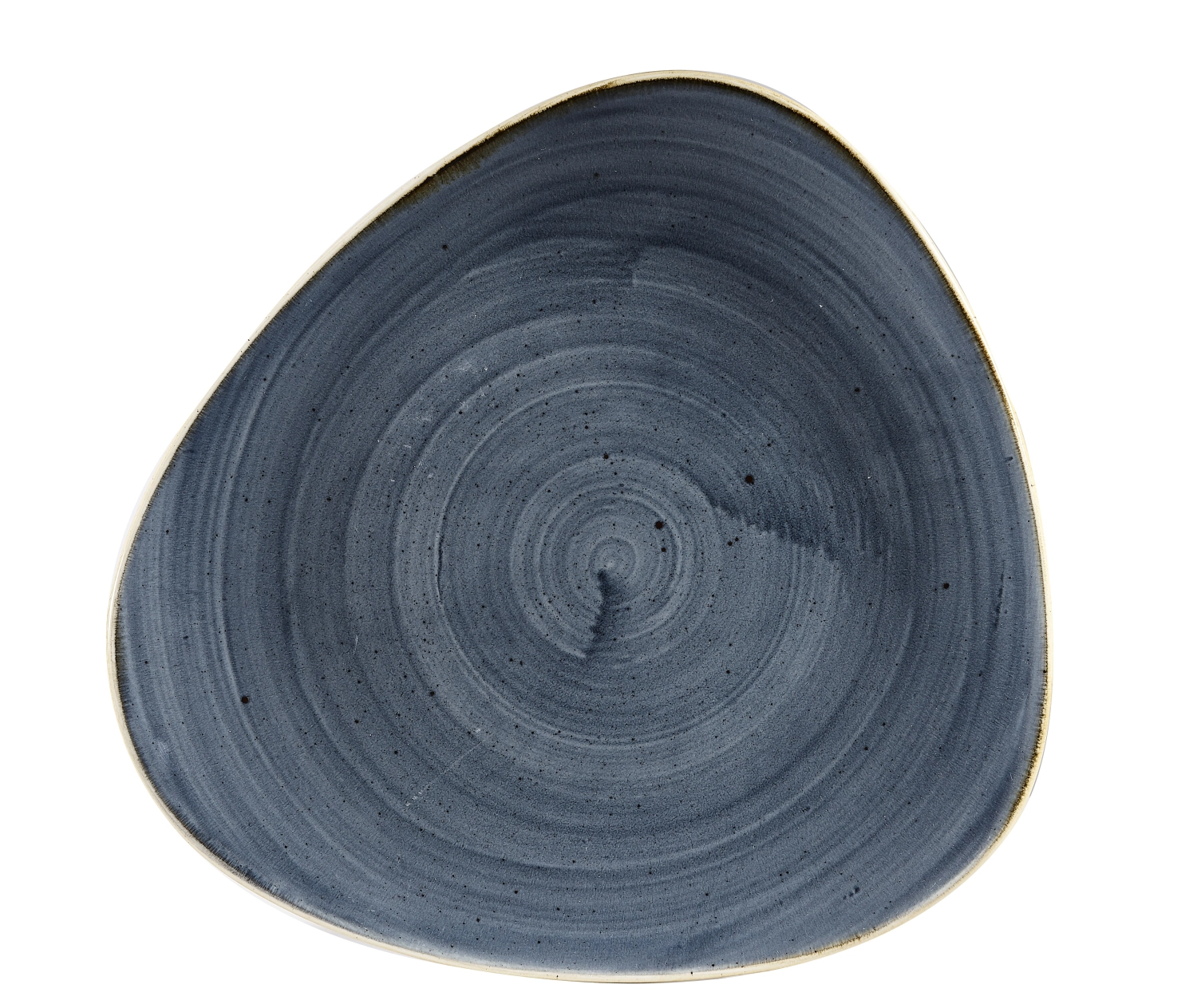 Assiette plate triangle blueberry 26.5cm
