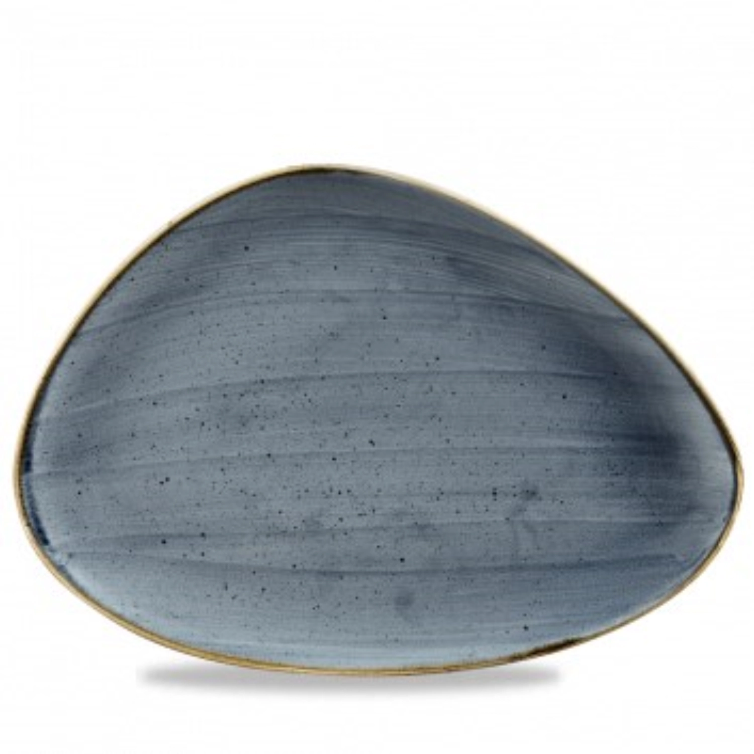 Assiette triangle chefs blueberry 36.5x25cm