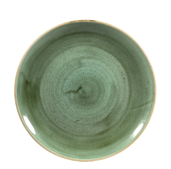 Assiette coupe plate samphire green 26cm