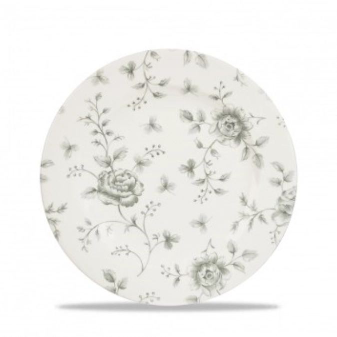 Assiette plate aile grey rose chintz 21cm