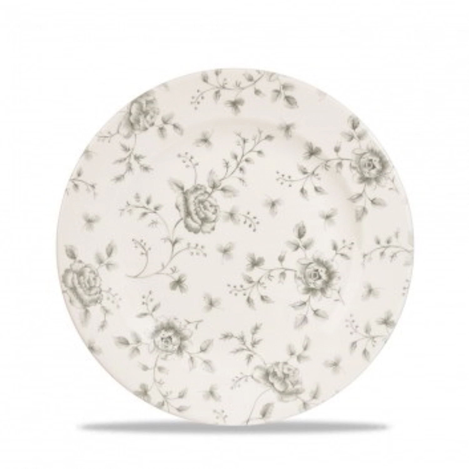 Assiette plate aile grey rose chintz 30.5cm